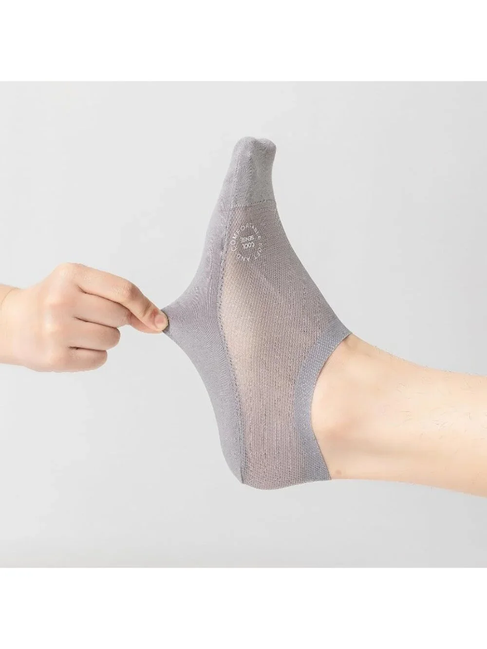 🧦Women‘s Black White 6 pairs Cool Sense Thin Non-Slip Nylon Diabetics Socks